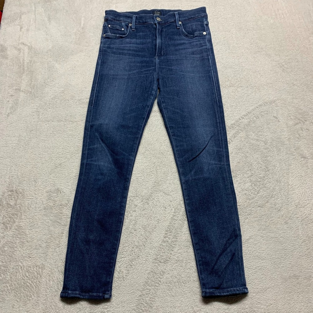 Citizens of Humanity Denim Jeans Rocket Crop High Rise Skinny‎ Women's 28 x 25.5